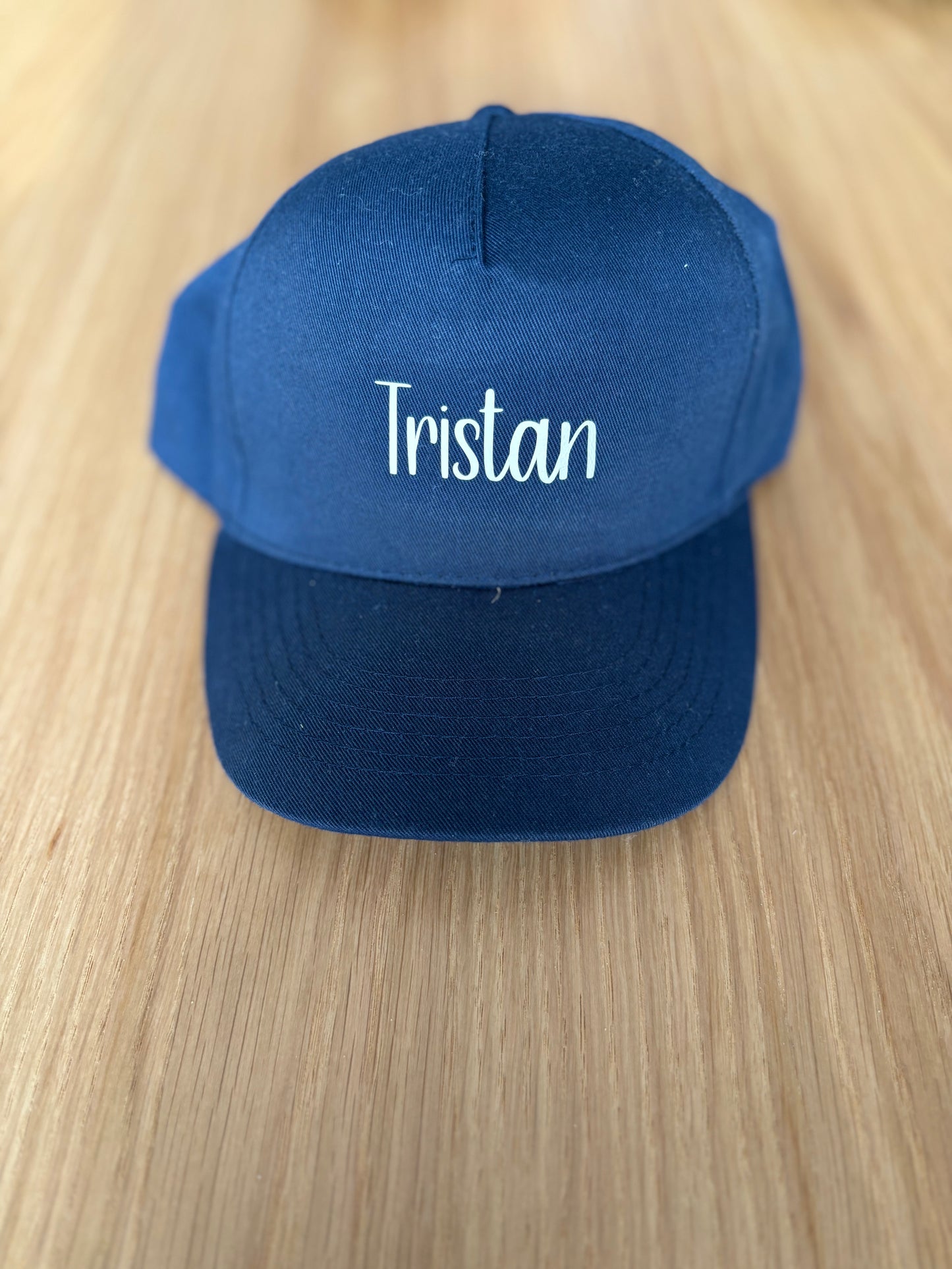 Pet kind met naam blauw - gepersonaliseerd