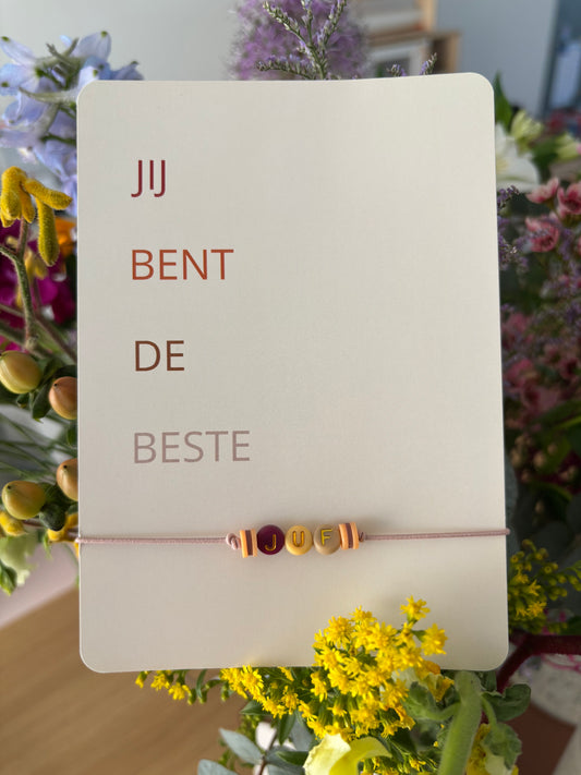 Armbandje: jij bent de beste