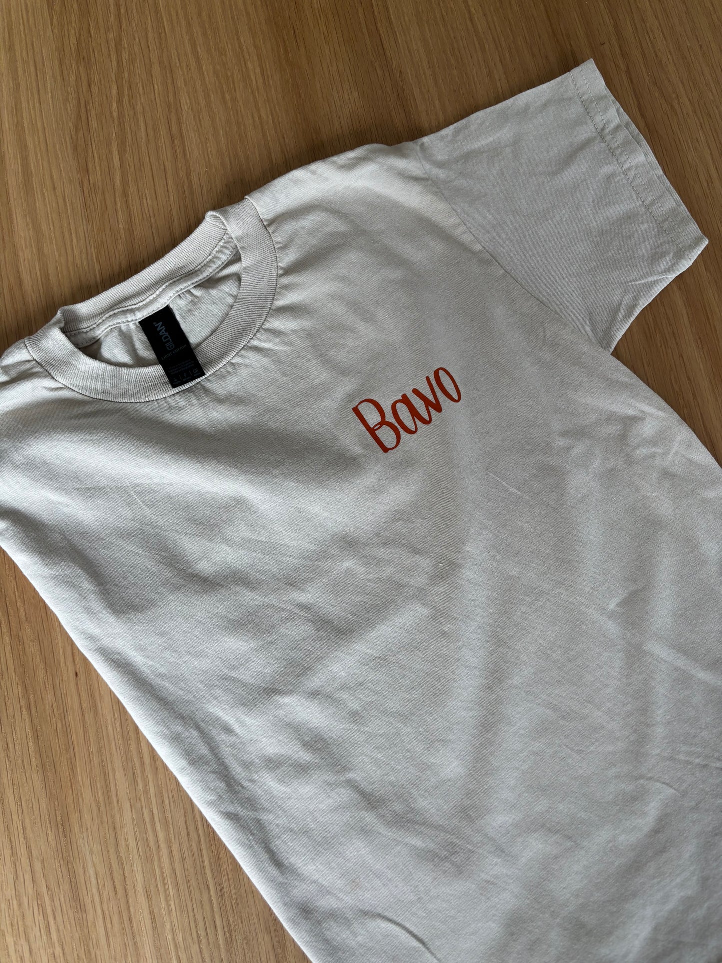 T-shirt kind met naam in 1 kleur