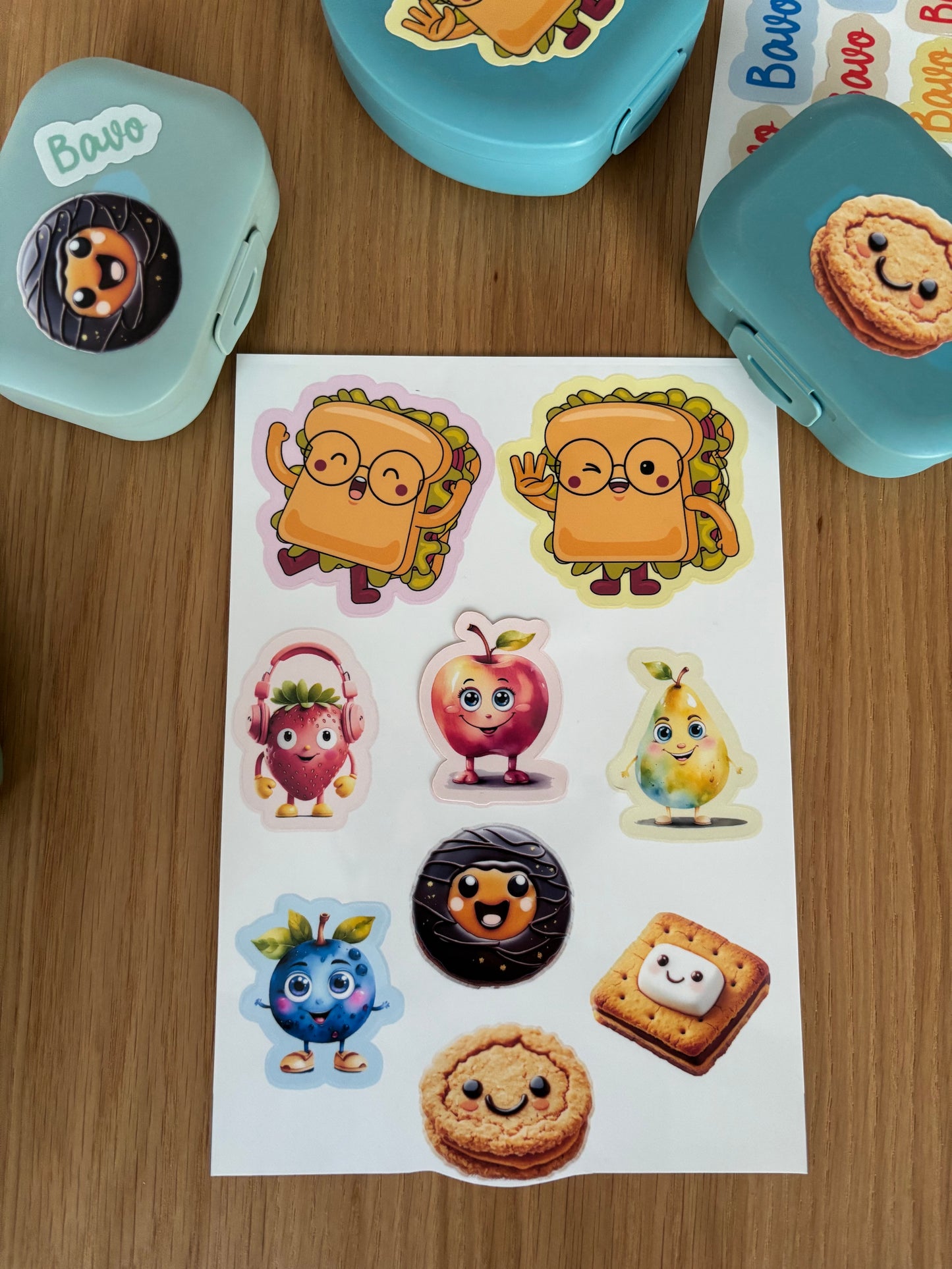 Stickers brood-en snackdozen