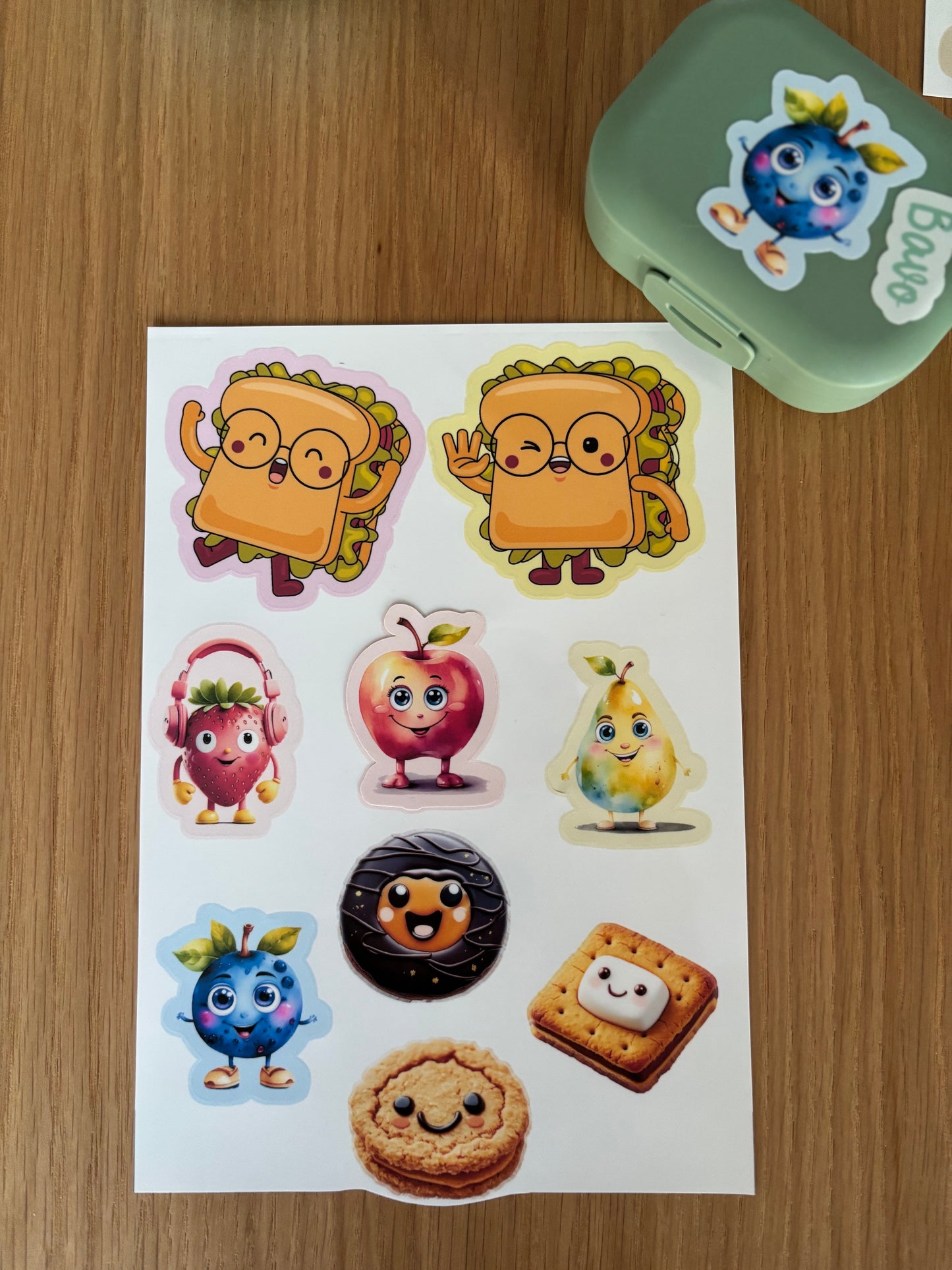 Stickers brood-en snackdozen