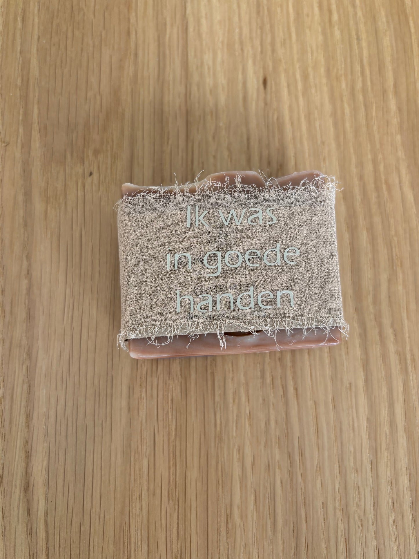 Ik was in goede handen