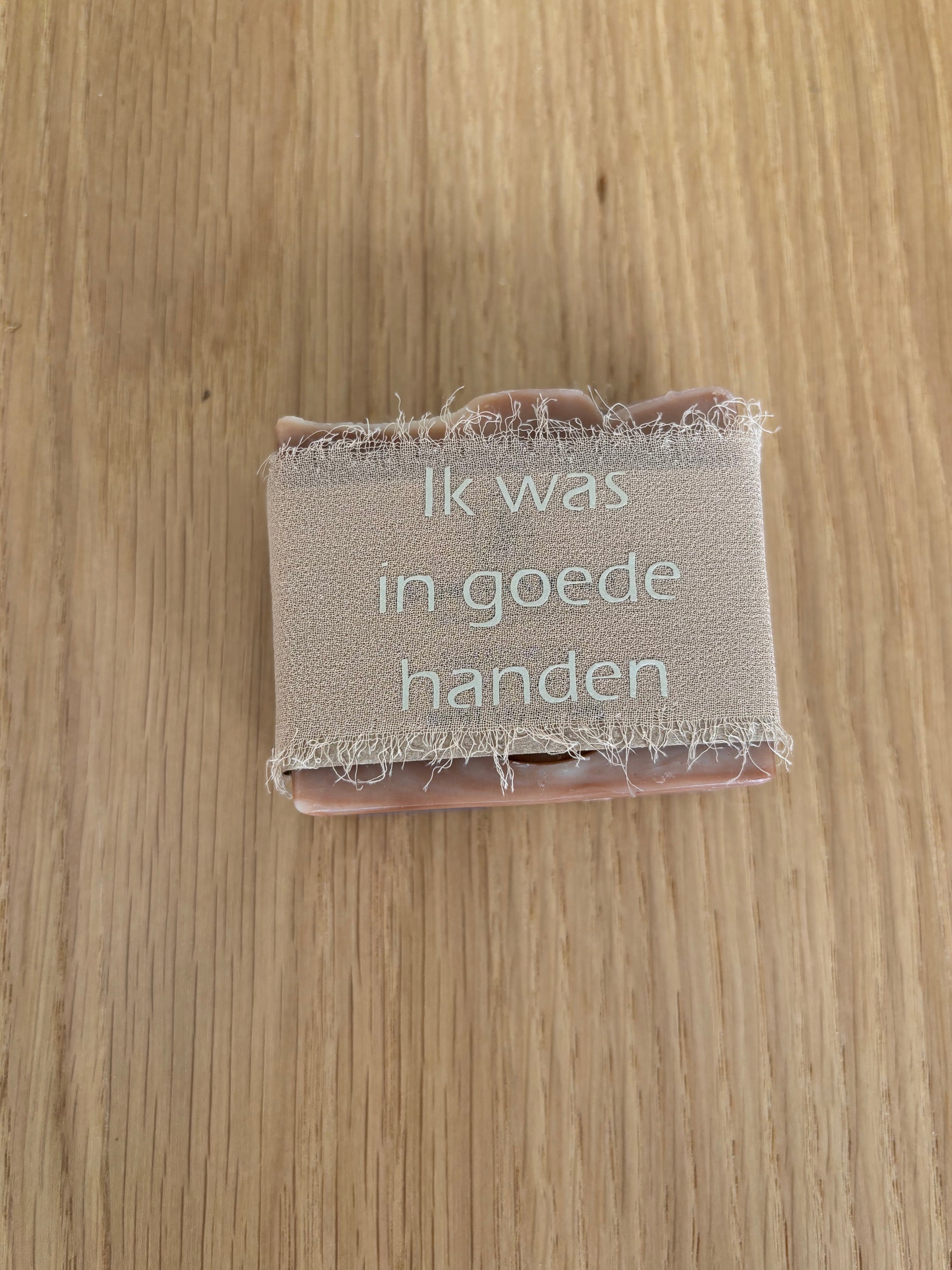 Ik was in goede handen