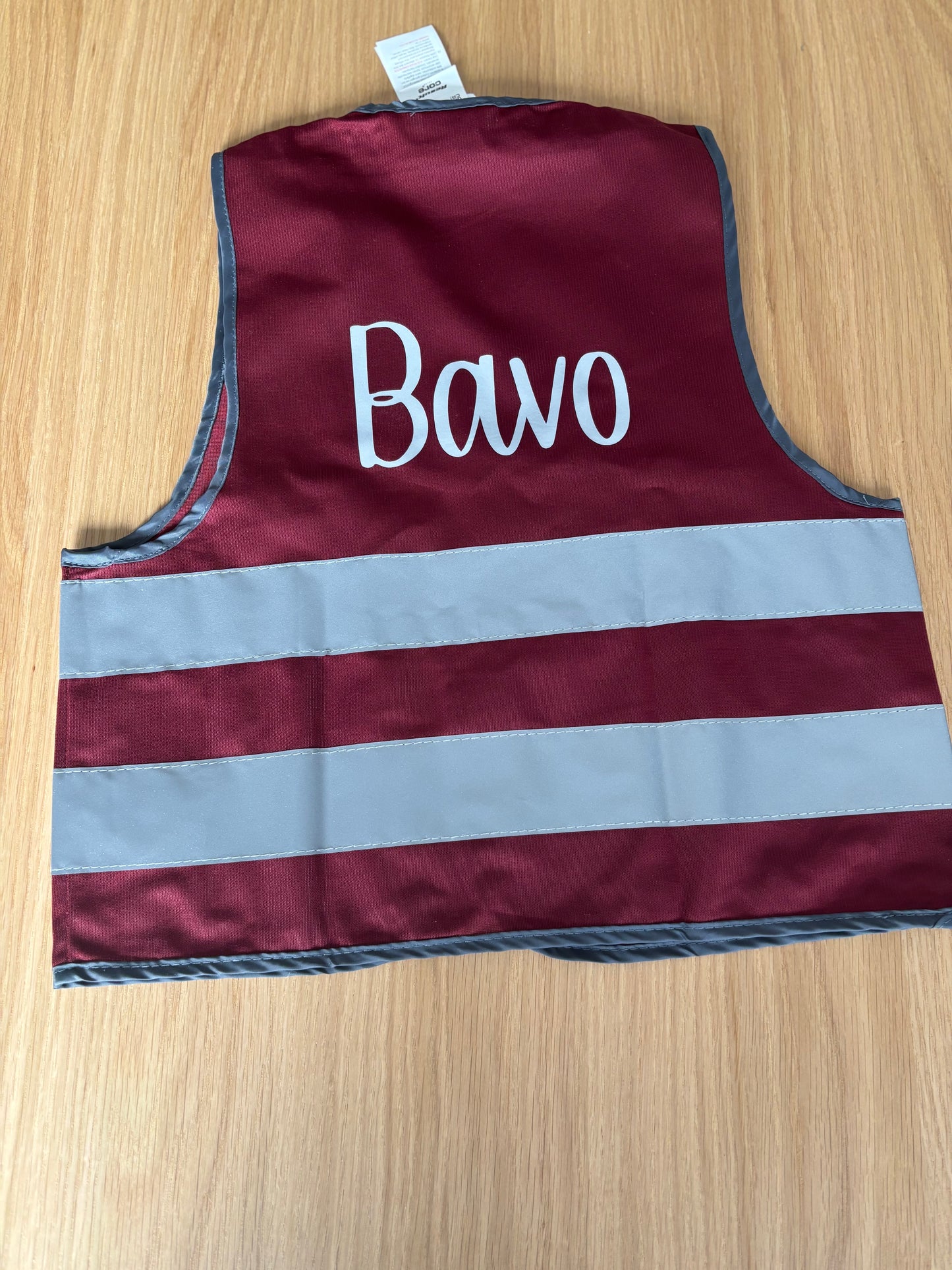 Veiligheidsvest met naam