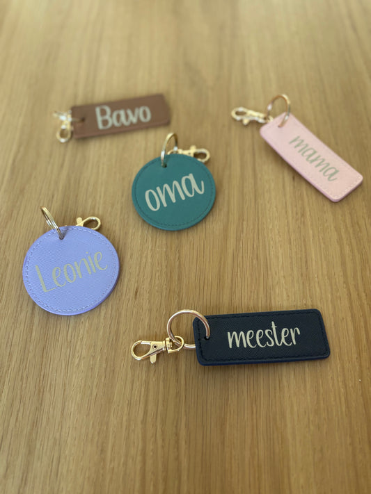 sleutelhanger met naam